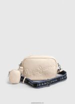 geantă maxi crossbody cu logo în relief femei Pepe Jeans zer 6Z0R46712 - imagine 2