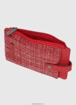geantă mobilă în carouri femei Pepe Jeans studio roșu 6Z0R46728 - imagine 3