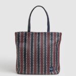 geantă shopper din țesătură în zig zag femei Pepe Jeans dulwich 6Z0R46739