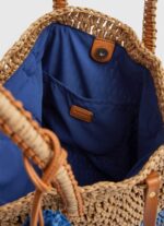 geantă tote din paie împletită femei Pepe Jeans dulwich 6Z0R46745 - imagine 4