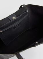 geantă tote din piele femei Pepe Jeans negru 6Z0R46747 - imagine 3