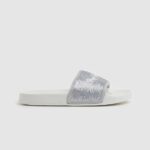 glisor dulce șlapi de plajă femei Pepe Jeans argint perlat 6Z0R46694