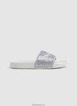 glisor dulce șlapi de plajă femei Pepe Jeans argint perlat 6Z0R46694
