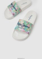 glisor martina beach flip flops fată Pepe Jeans alb 6Z0R461346 - imagine 3
