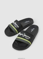 glisor portobello beach flip flops bărbați Pepe Jeans negru 6Z0R461261 - imagine 3