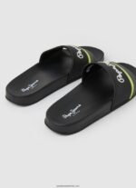 glisor portobello beach flip flops bărbați Pepe Jeans negru 6Z0R461261 - imagine 4