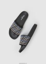 glisor set șlapi de plajă femei Pepe Jeans negru 6Z0R46692 - imagine 2