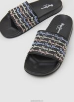 glisor set șlapi de plajă femei Pepe Jeans negru 6Z0R46692 - imagine 3