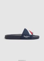 glisor textura șlapi de plajă bărbați Pepe Jeans marina 6Z0R461264