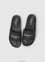 glisor uni șlapi de plajă femei Pepe Jeans negru 6Z0R46690 - imagine 2