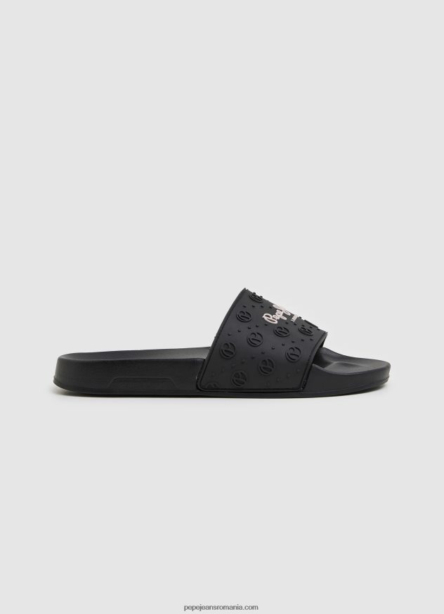 glisor uni șlapi de plajă femei Pepe Jeans negru 6Z0R46690 - imagine 1