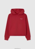hanorac din bumbac fată Pepe Jeans strălucire 6Z0R461414 - imagine 5