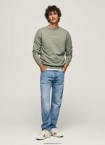 hanorac din bumbac imprimat cu logo bărbați Pepe Jeans turnare 6Z0R46908 - imagine 2
