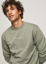hanorac din bumbac imprimat cu logo bărbați Pepe Jeans turnare 6Z0R46908 - imagine 3