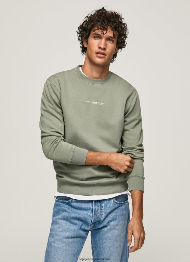 hanorac din bumbac imprimat cu logo bărbați Pepe Jeans turnare 6Z0R46908 - imagine 1