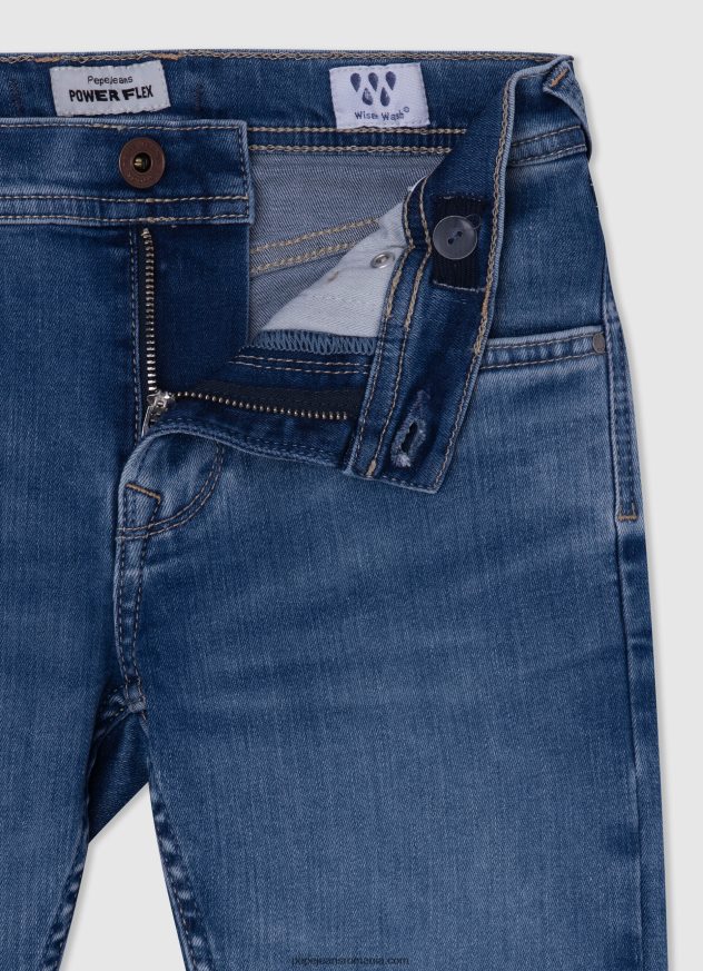 în sfârșit blugi skinny cu talie joasă băiat Pepe Jeans denim 6Z0R461577 - imagine 3