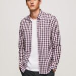 încărcă cămașă în carouri în două tonuri bărbați Pepe Jeans jarman 6Z0R461066