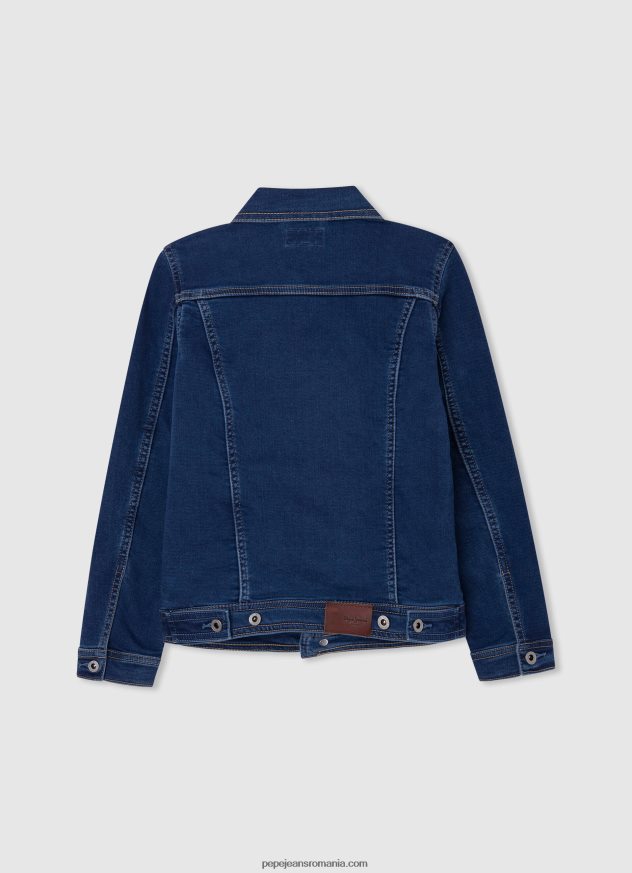 jachetă de denim cu potrivire obișnuită băiat Pepe Jeans denim 6Z0R461569 - imagine 2
