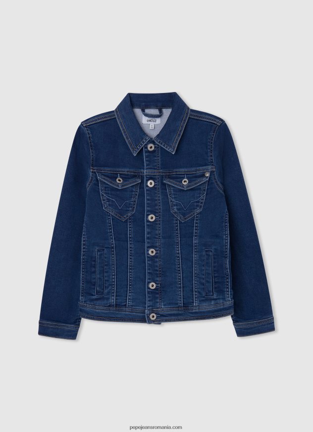 jachetă de denim cu potrivire obișnuită băiat Pepe Jeans denim 6Z0R461569 - imagine 1