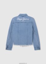 jachetă de denim cu potrivire obișnuită fată Pepe Jeans denim 6Z0R461357 - imagine 2