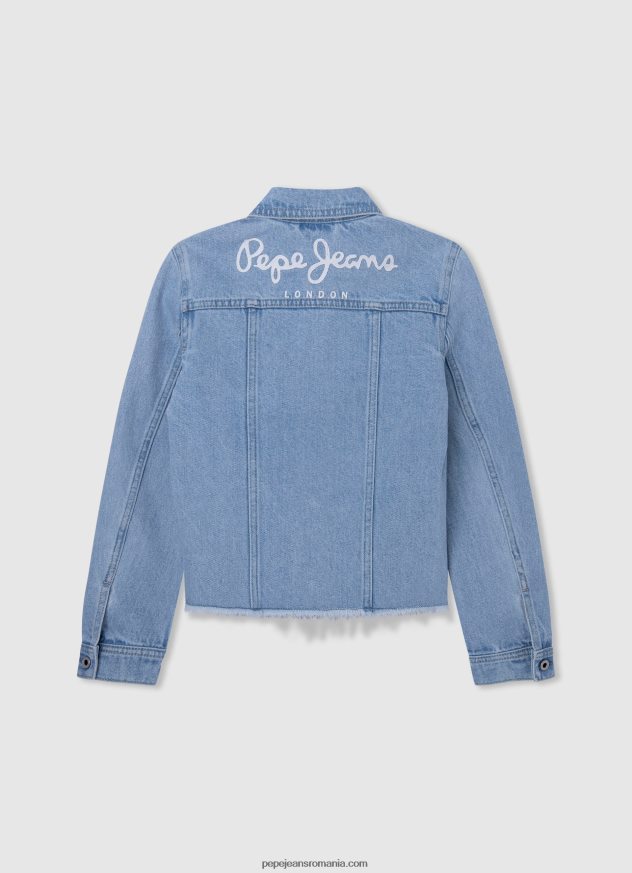 jachetă de denim cu potrivire obișnuită fată Pepe Jeans denim 6Z0R461357 - imagine 2