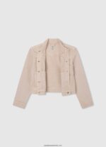 jachetă de denim cu potrivire obișnuită fată Pepe Jeans zer 6Z0R461359 - imagine 3