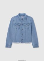 jachetă de denim cu potrivire obișnuită fată Pepe Jeans zer 6Z0R461359 - imagine 5