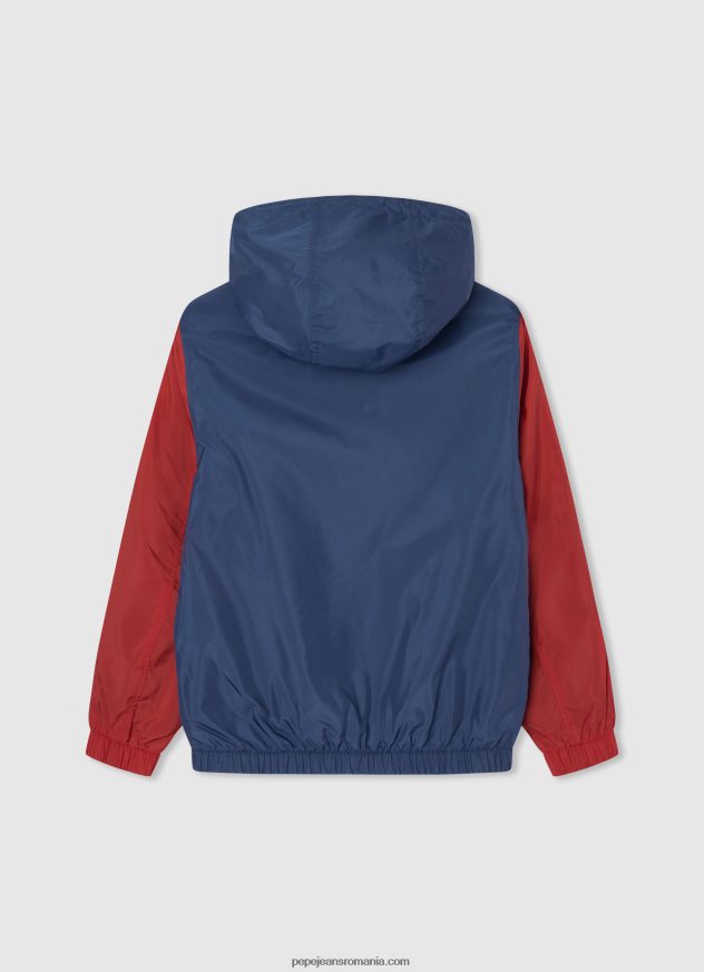 jachetă de vânt color block băiat Pepe Jeans multi 6Z0R461565 - imagine 2