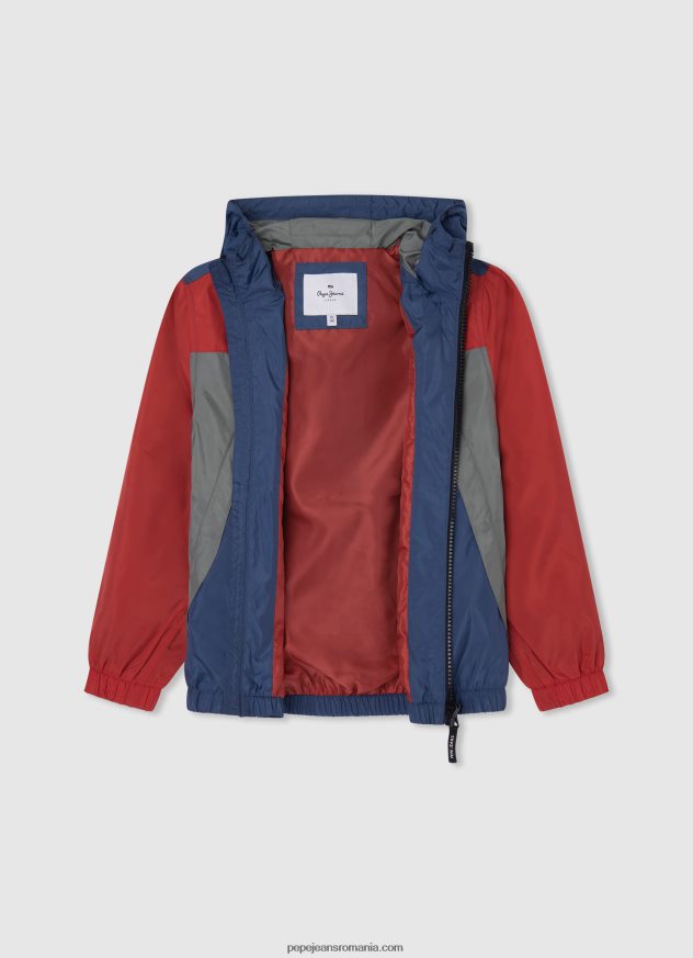 jachetă de vânt color block băiat Pepe Jeans multi 6Z0R461565 - imagine 3