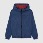 jachetă de vânt cu glugă băiat Pepe Jeans jarman 6Z0R461563