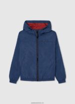 jachetă de vânt cu glugă băiat Pepe Jeans jarman 6Z0R461563
