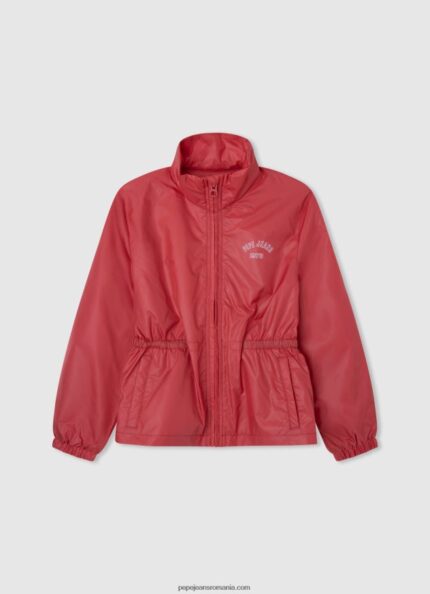jachetă de vânt sylvie fată Pepe Jeans studio roșu 6Z0R461353