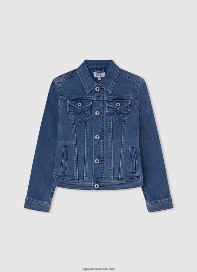 jacheta_din_denim_cu_potrivire_normala_noua_fata_pepe_jeans_denim_6z0r461358.jpg jachetă din denim cu potrivire normală noua fată Pepe Jeans denim 6Z0R461358 - imagine 1