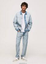 jachetă din denim pe dos bărbați Pepe Jeans denim 6Z0R46848 - imagine 2