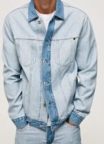 jachetă din denim pe dos bărbați Pepe Jeans denim 6Z0R46848 - imagine 3
