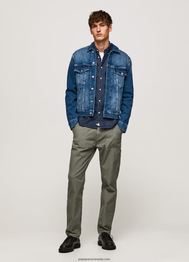 jachetă din denim pinner cu ajustare regulată bărbați Pepe Jeans denim 6Z0R46831 - imagine 5