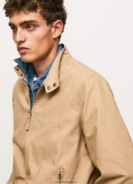 jachetă harrington din bumbac bărbați Pepe Jeans cămilă 6Z0R46830 - imagine 5