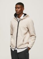jachetă sport de oaie bărbați Pepe Jeans piatră 6Z0R46870
