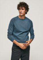 jerseu de bumbac cu guler rotund bărbați Pepe Jeans jarman 6Z0R46864