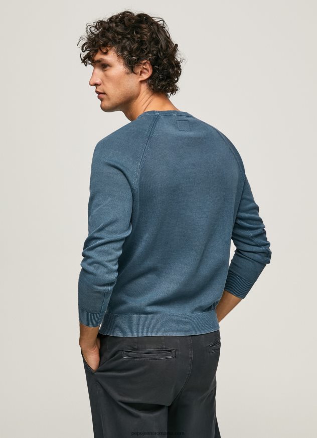 jerseu de bumbac cu guler rotund bărbați Pepe Jeans jarman 6Z0R46864 - imagine 4