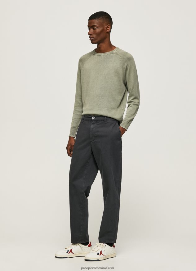 jerseu de bumbac cu guler rotund bărbați Pepe Jeans turnare 6Z0R46860 - imagine 2