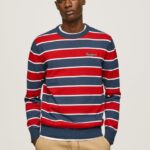 jerseu de bumbac cu imprimeu dungi bărbați Pepe Jeans multi 6Z0R46861