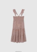 jerseu de bumbac cu imprimeu dungi fată Pepe Jeans studio roșu 6Z0R461402 - imagine 5
