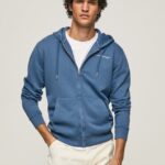 jumper cu logo cu fermoar bărbați Pepe Jeans jarman 6Z0R46911