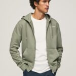 jumper cu logo cu fermoar bărbați Pepe Jeans turnare 6Z0R46912