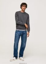 jumper de imprimare foto bărbați Pepe Jeans negru spalat 6Z0R46885 - imagine 2