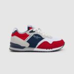 london may pantofi sport combinați băiat Pepe Jeans roșu 6Z0R461531