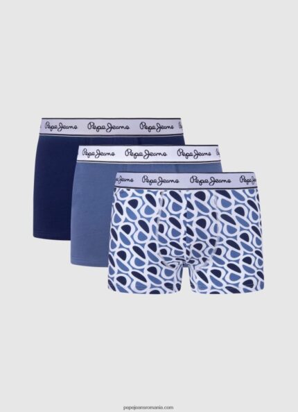 p print tk pachet de 3 boxeri bărbați Pepe Jeans dulwich 6Z0R461155