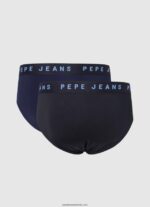 Pachet 2 slip cu logo imprimat bărbați Pepe Jeans dulwich 6Z0R461163 - imagine 2