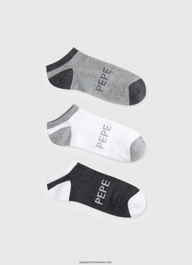 Pachet de 2 boxeri din bumbac elastic bărbați Pepe Jeans alb 6Z0R461146 - imagine 3